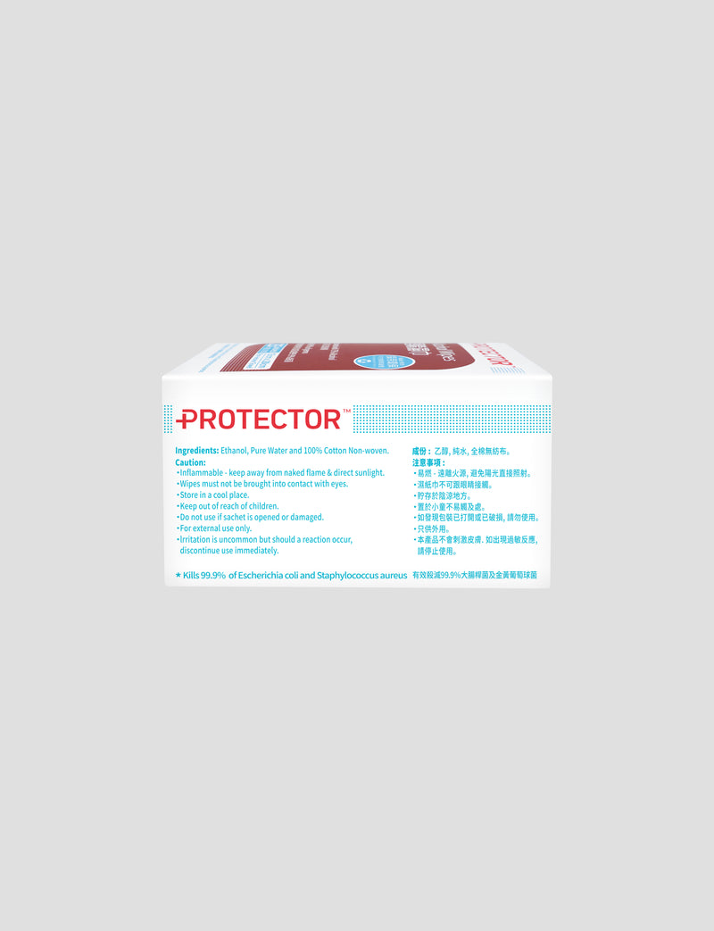 Protector Biodegradable Alcohol Wipes